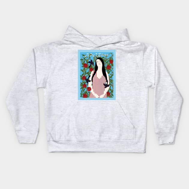 Meg White Kids Hoodie by Goddess of the Bees 